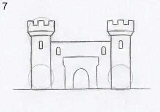 Step 7 of 12: Windows and arrow slits