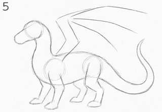 Step 5 of 12: Wing bones before wing
