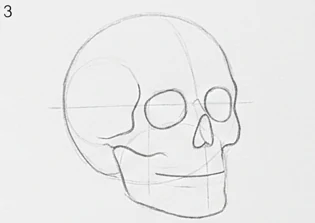 Step 3 of 12: Set the eye sockets